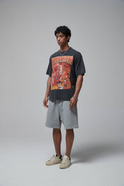 Sakuragi Hanamichi Print Loose Men T-Shirt