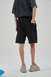 Cotton Drawstring Waist Men Shorts