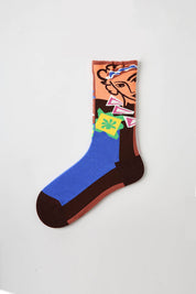 Abstract Character Women Socks