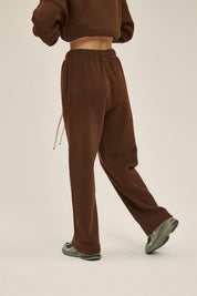 350G Fleece Loose Sports Women Pants