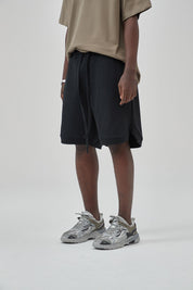 Loose Drawstring Track Men Shorts