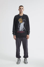 Death Note Print Men Long Sleeve T-Shirt