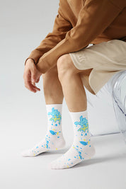 Inkjet Printed Men Socks