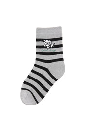 Striped Puppy Kids Socks