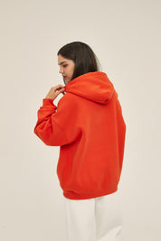 350G Loose Fleece Women Hoodie