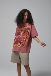 Sakuragi Hanamichi Print Loose Women T-Shirt