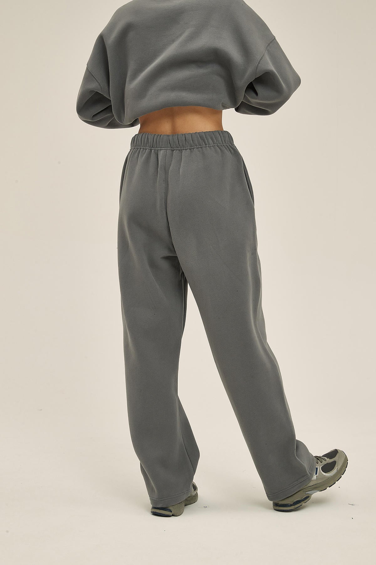 350G Fleece Loose Sports Women Pants