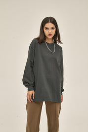 305G Loose Women Long Sleeve T-Shirt