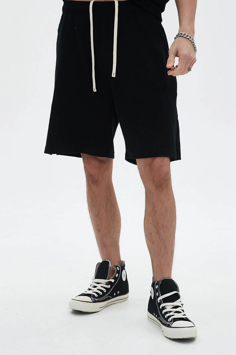 330G Loose Drawstring Track Men Shorts