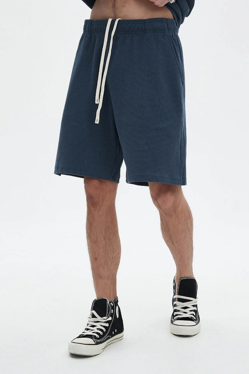 330G Loose Drawstring Track Men Shorts