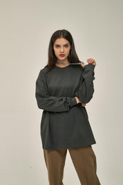 305G Loose Women Long Sleeve T-Shirt