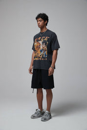 One Piece Vintage Print Men T-Shirt