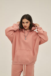 350G Loose Fleece Women Hoodie