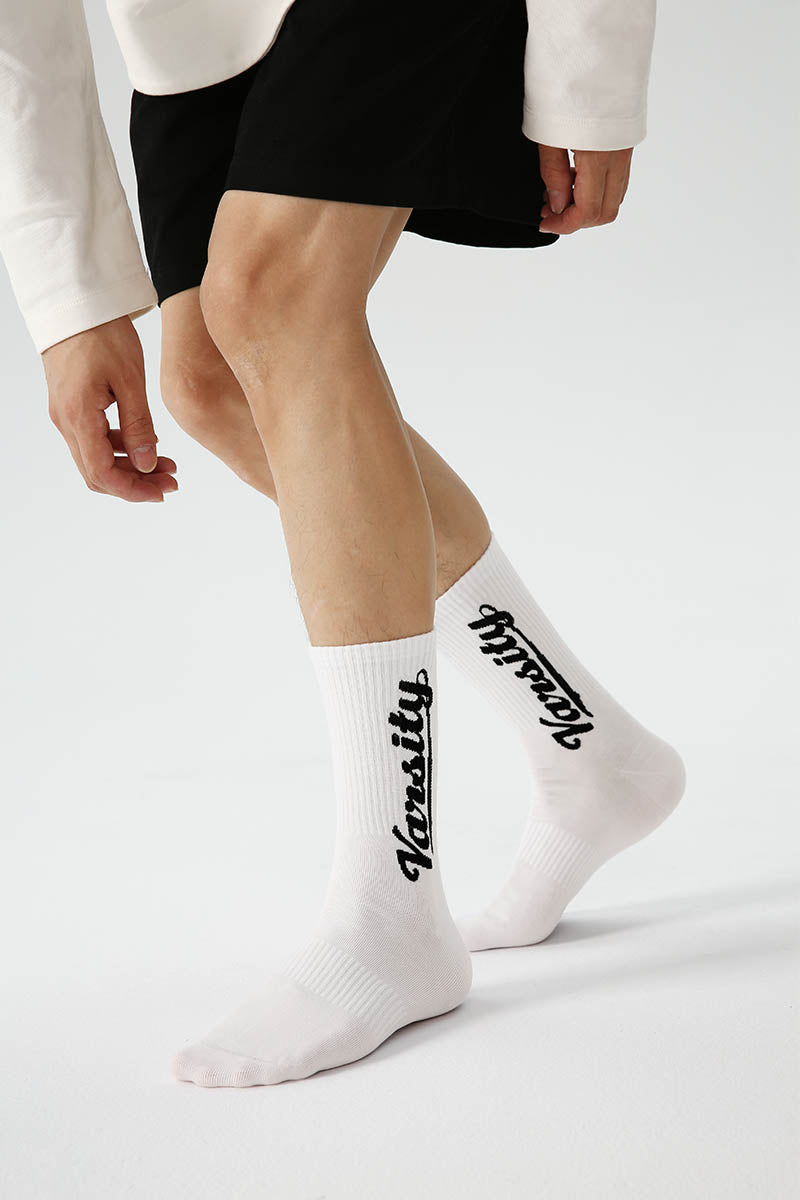 Simple Letter Men Socks