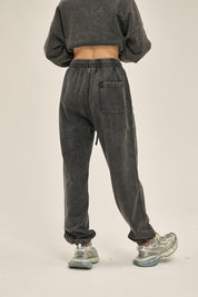 420G Batik Distressed Sports Women Pants