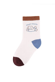 M Line Letter Children Socks