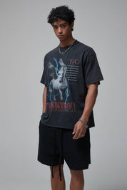 Pegasus Print Men T-Shirt