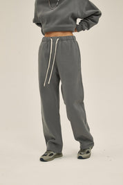 350G Fleece Loose Sports Women Pants