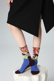 Abstract Character Women Socks