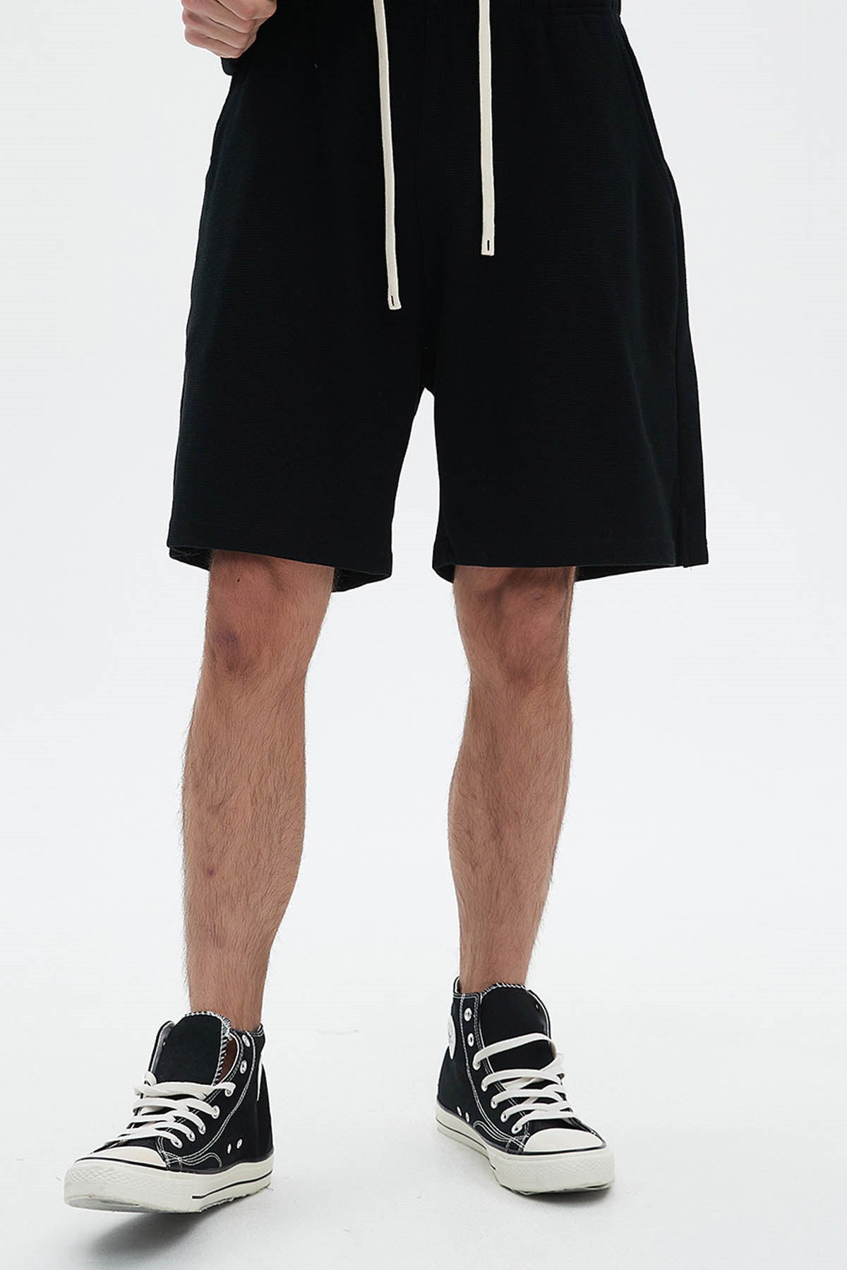 330G Loose Drawstring Track Men Shorts