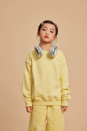 365G Fleece Crew Neck Kids Sweatshirt