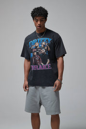 Drake Print Loose Men T-Shirt