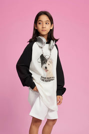 285G Printed Cotton Kids Long-Sleeved T-Shirt