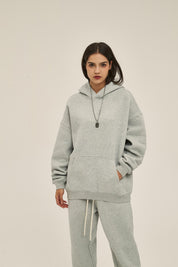 350G Loose Fleece Women Hoodie