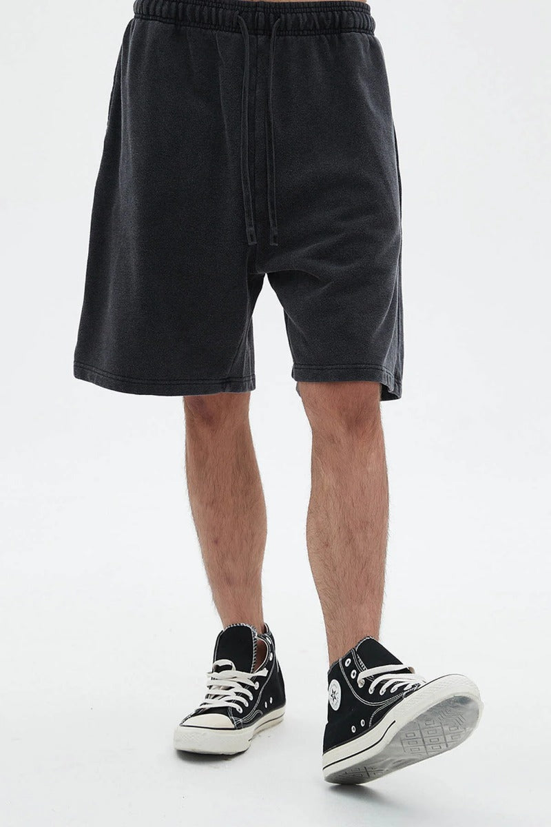 420G Loose Drawstring Track Men Shorts