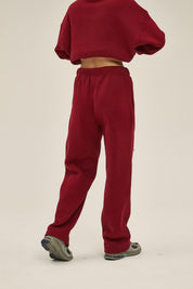 350G Fleece Loose Sports Women Pants