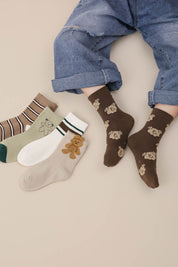 Coffee Bear Kids Socks