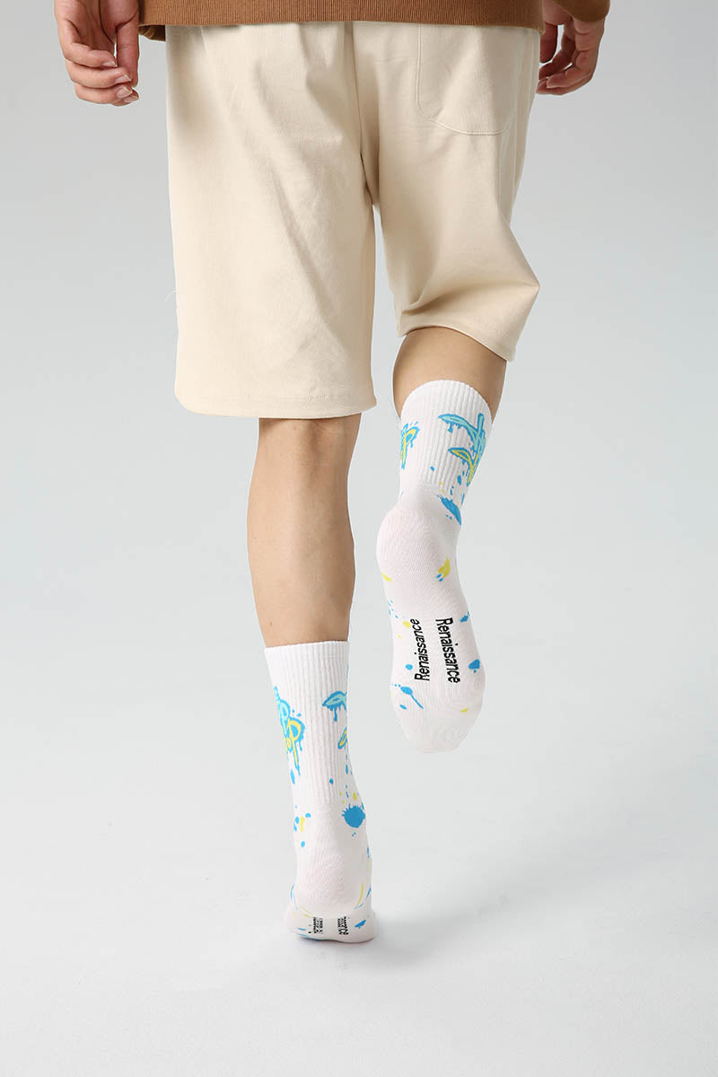 Inkjet Printed Men Socks