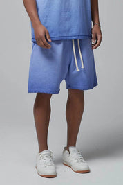 Washed Loose Drawstring Track Men Shorts