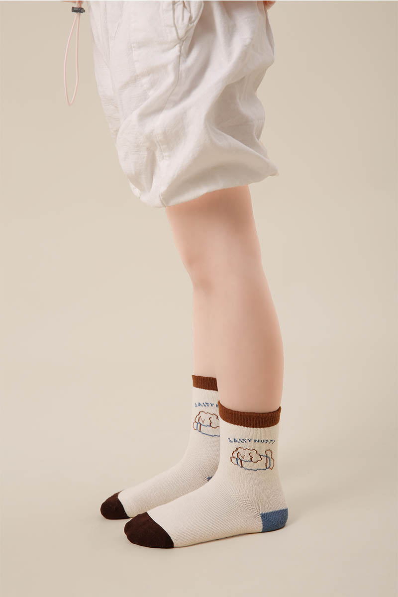 M Line Letter Children Socks